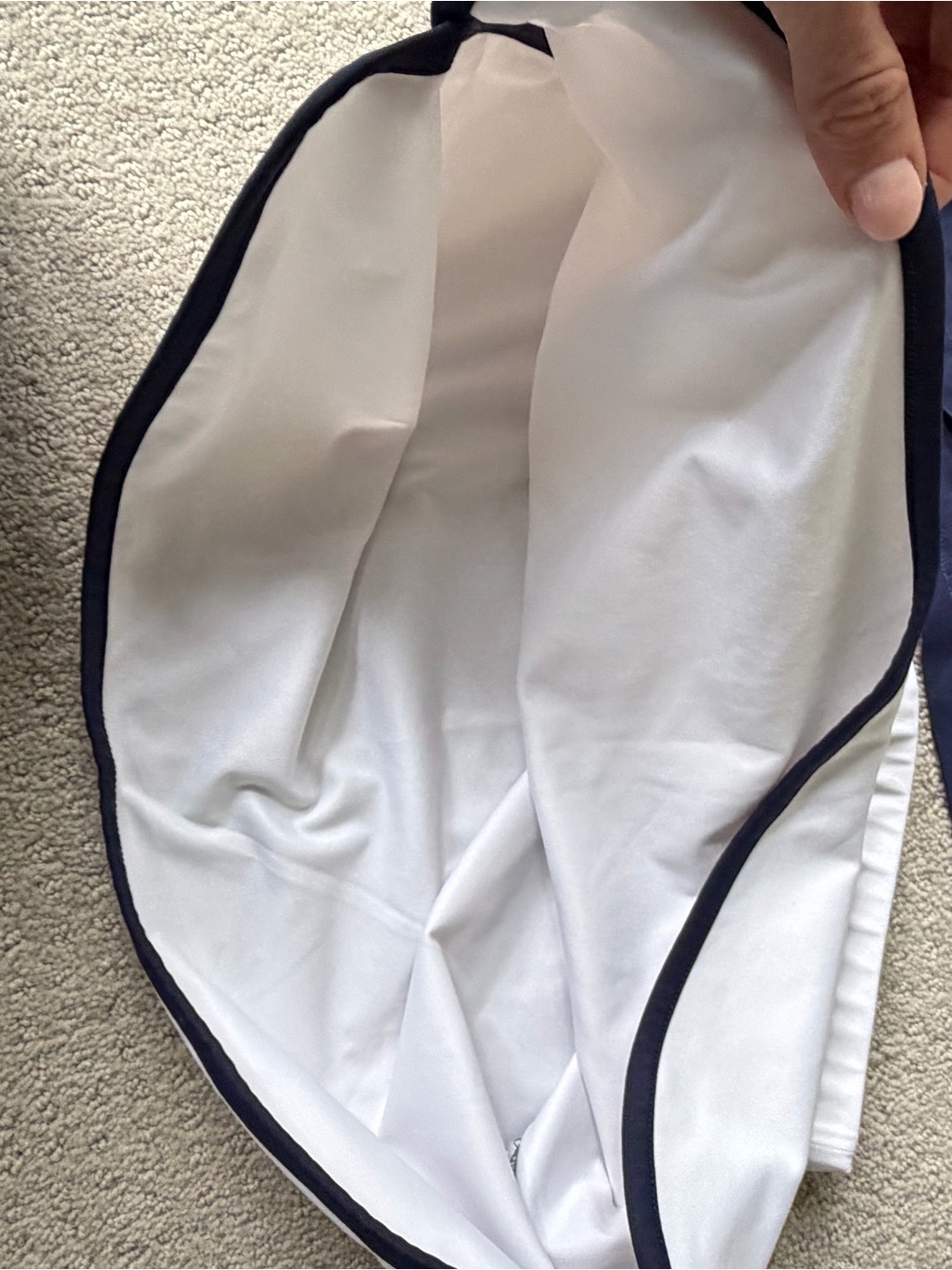 Ralph Lauren Navy skirt and top - Picture 4 of 5
